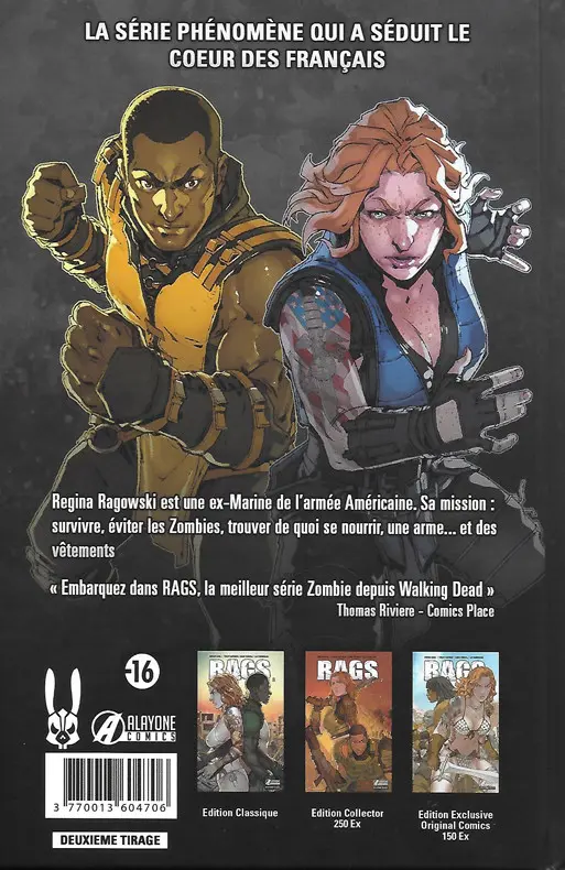 Verso de l'album Rags 2