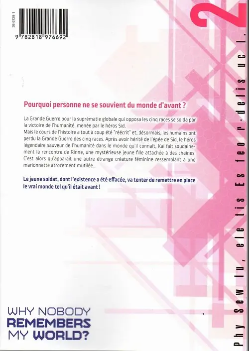 Verso de l'album Why Nobody Remembers My World ? 2