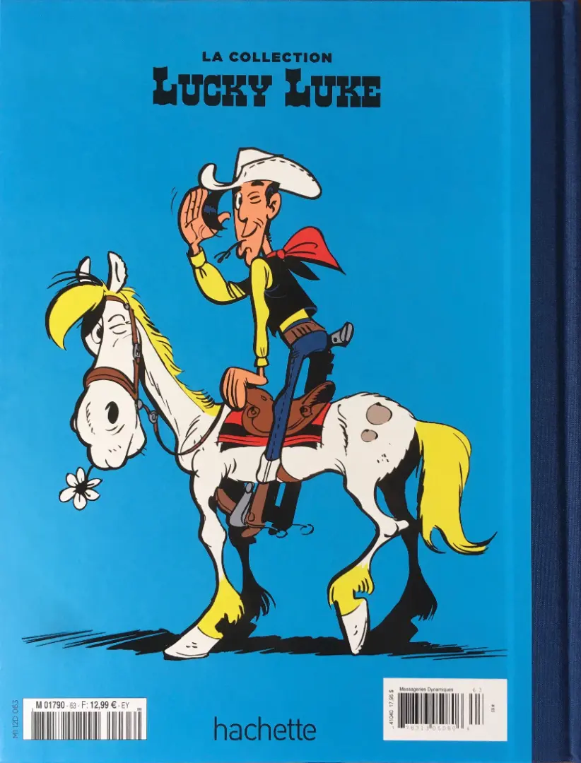 Verso de l'album Lucky Luke La collection Tome 63 La mascotte