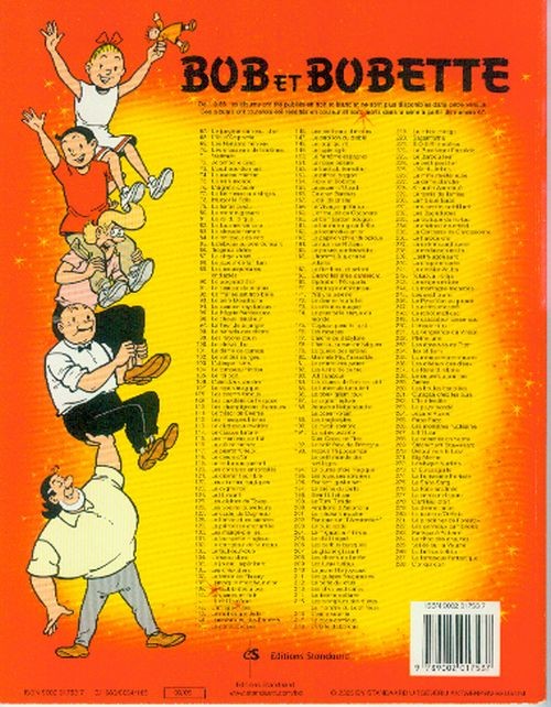Verso de l'album Bob et Bobette Tome 195 Les joyeuses sorcières