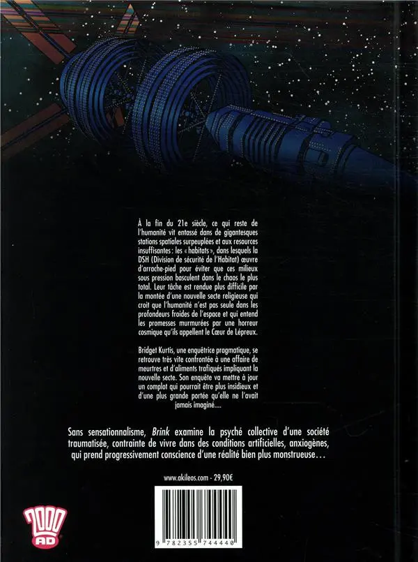 Verso de l'album Brink