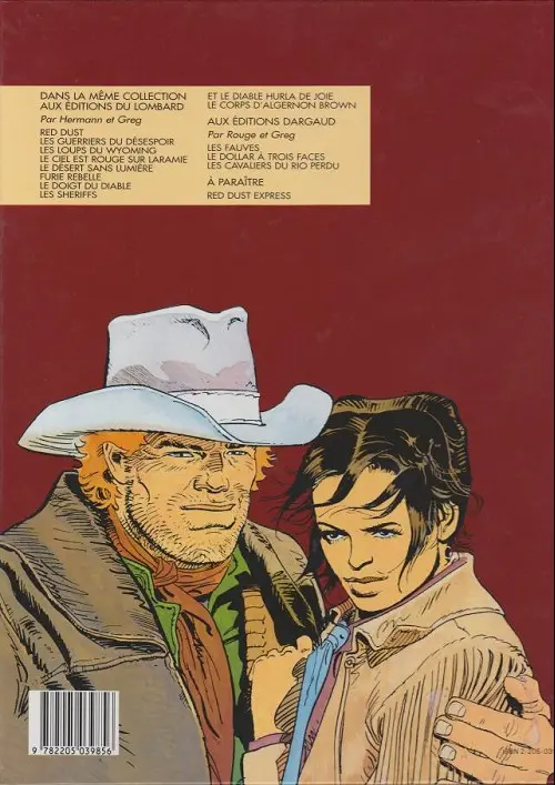 Verso de l'album Comanche Tome 12 Le dollar à trois faces