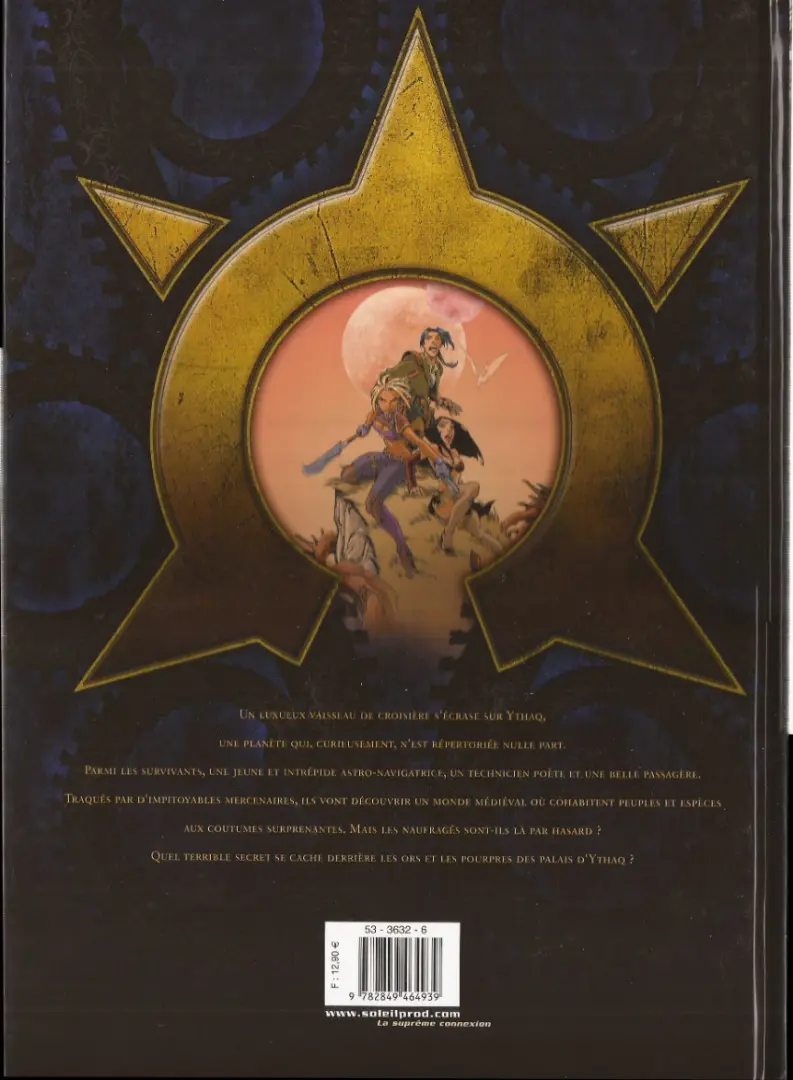 Verso de l'album Les Naufragés d'Ythaq Tome 3 Le soupir des étoiles