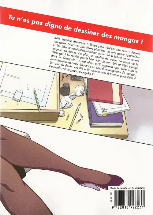 Verso de l'album Cimoc - Les Dessous du manga 1