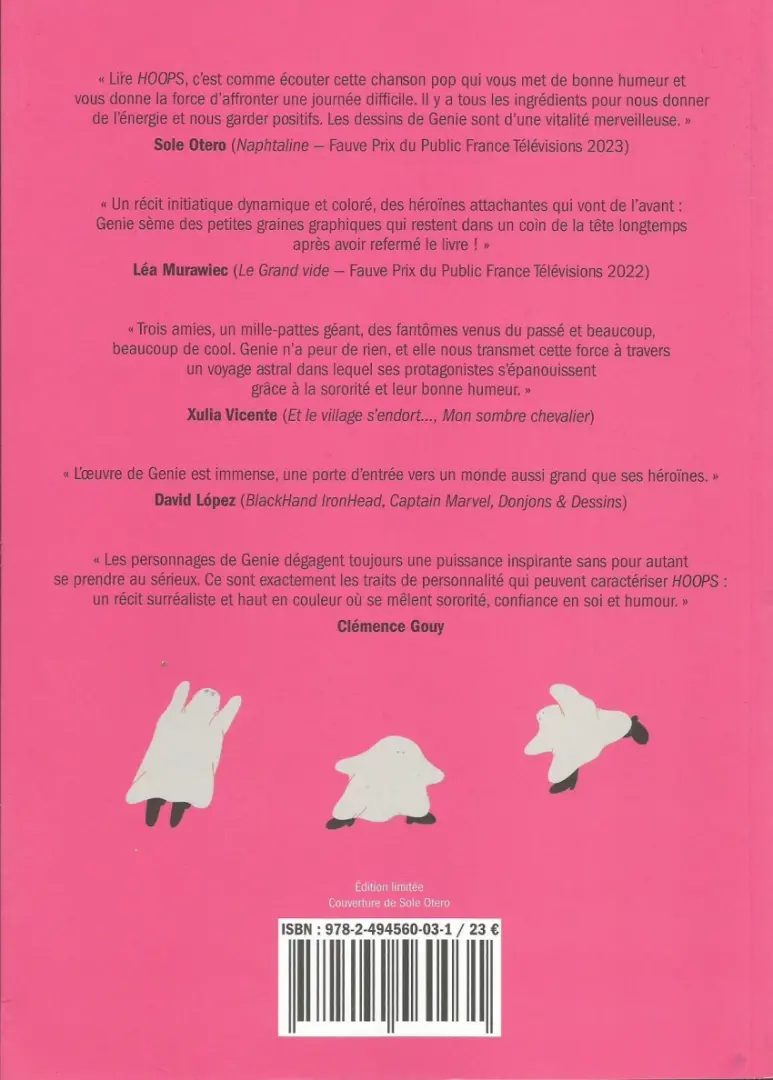 Verso de l'album Hoops