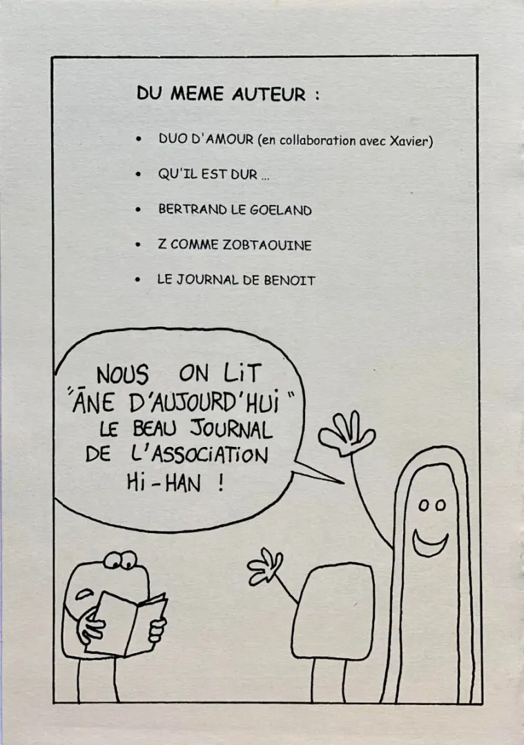Verso de l'album L'univers nauséabond des comics underground