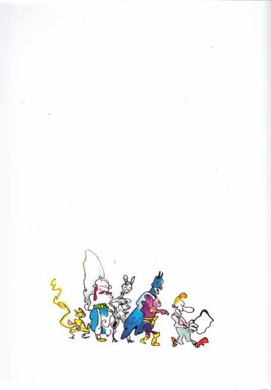 Verso de l'album Yetchem Cinq fruits et BD par jour