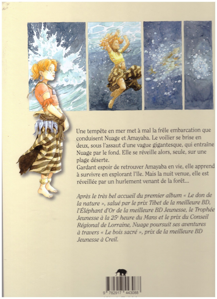 Verso de l'album Nuage Tome 4 L'île du bout du monde