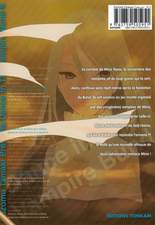 Verso de l'album Dance in the Vampire Bund 6