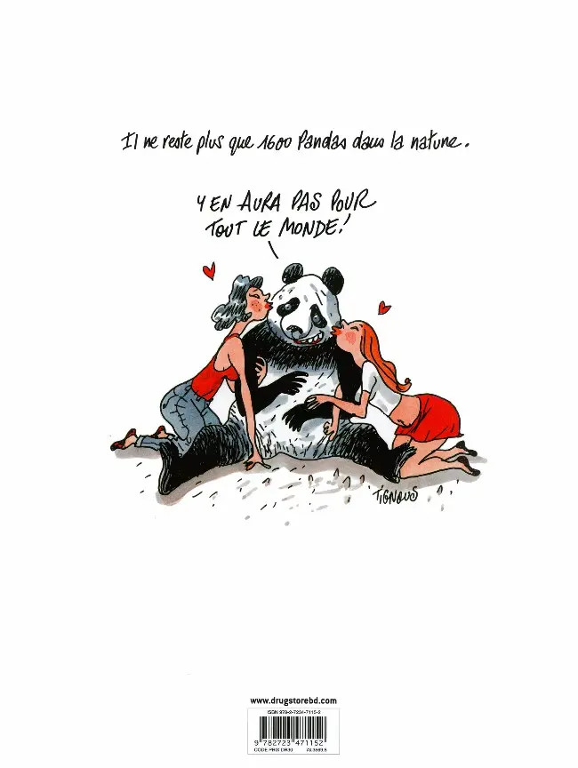 Verso de l'album Dans les forêts de bambous Tome 1 Pandas dans la brume