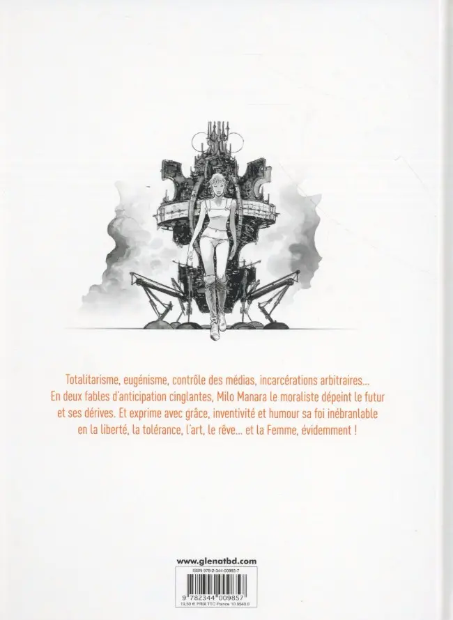 Verso de l'album Demain l'apocalypse