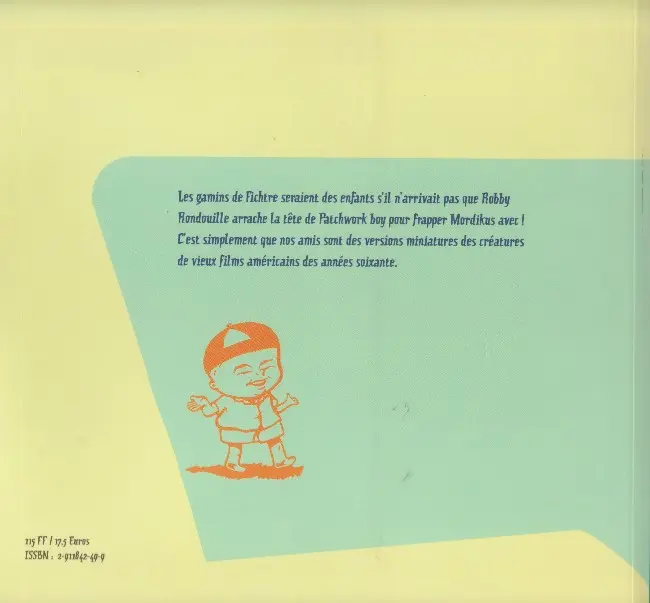 Verso de l'album Fichtre !