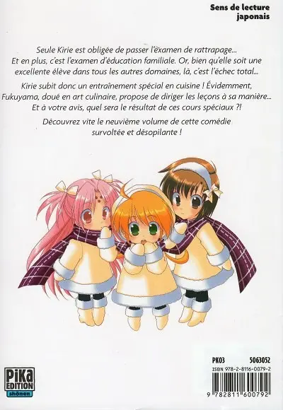 Verso de l'album Girls bravo 9