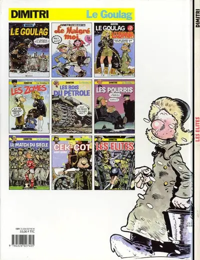 Verso de l'album Le Goulag Tome 8 les élites
