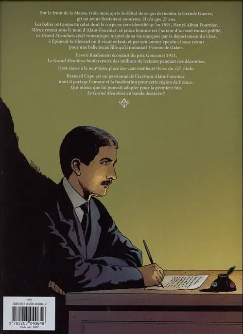 Verso de l'album Le Grand Meaulnes