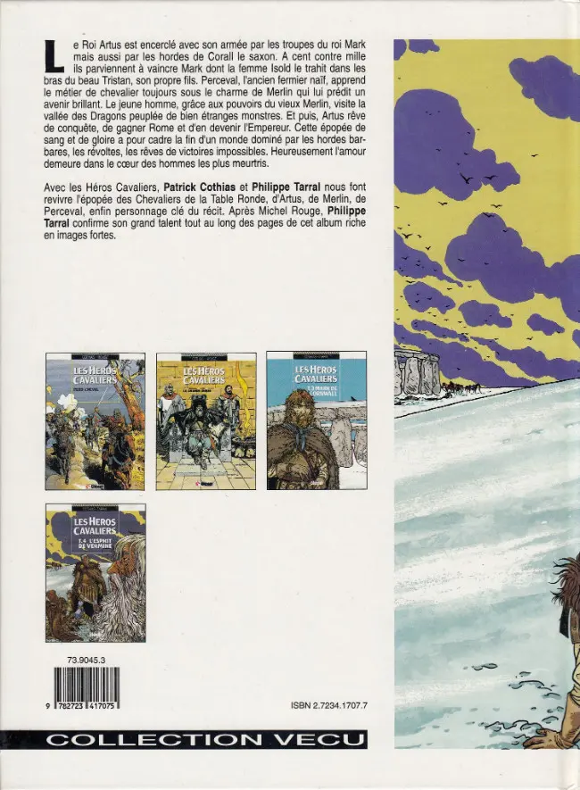 Verso de l'album Les Héros cavaliers Tome 4 L'esprit de vermine
