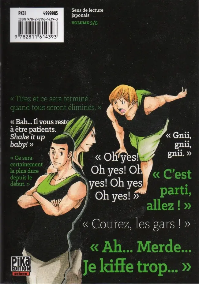 Verso de l'album Jeux d'enfants 3