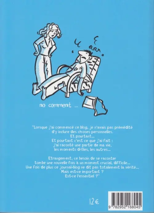 Verso de l'album Journal approximatif Volume 1 Sans commentaire