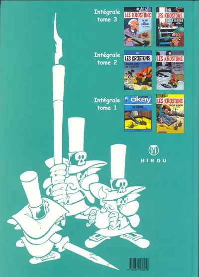Verso de l'album Les Krostons Intégrale Tome 1
