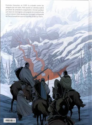 Verso de l'album Le Lac de Feu Tome 3