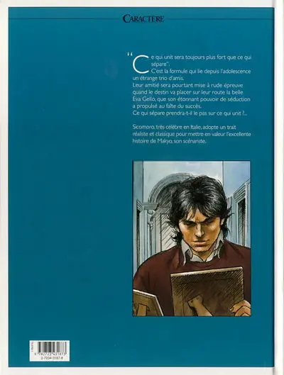 Verso de l'album Lumière froide Tome 1 Eva