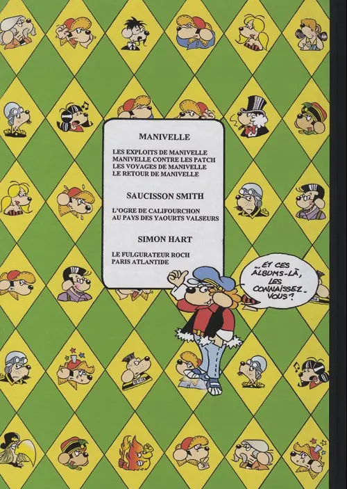 Verso de l'album Manivelle Tome 3 Les voyages de Manivelle