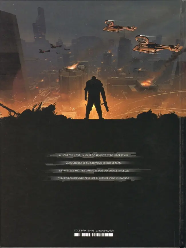 Verso de l'album Mémoires de la guerre civile Tome 3
