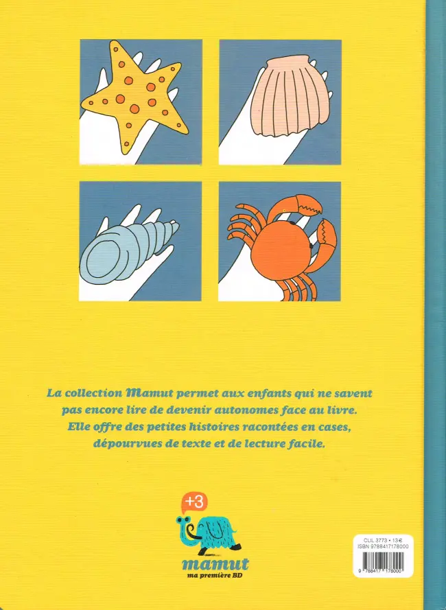 Verso de l'album Petit le Poisson