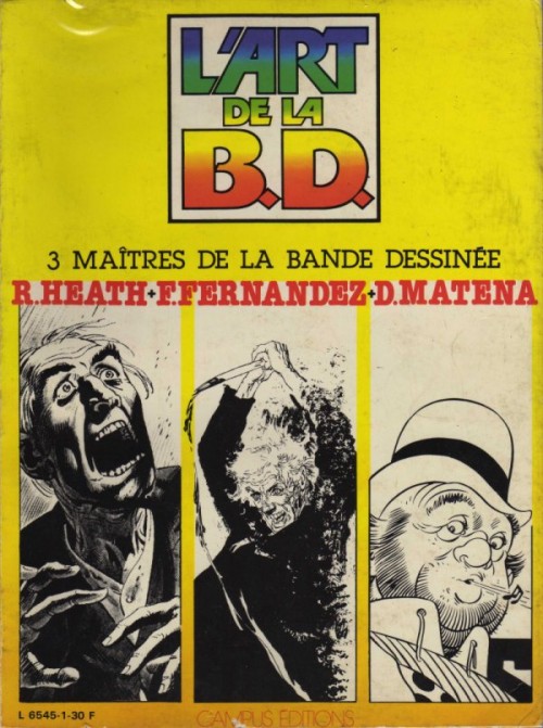 Couverture de l'album L'Art de la B.D. Russ Heath + F. Fernandez + D.Matena