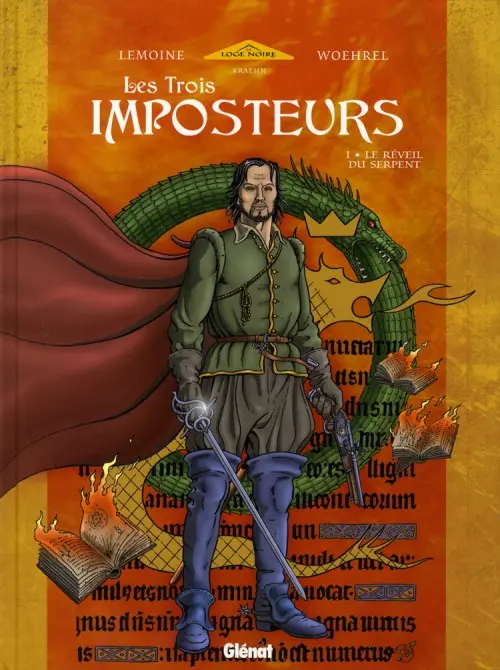 Couverture de l'album Les trois imposteurs Tome 1 Le réveil du serpent