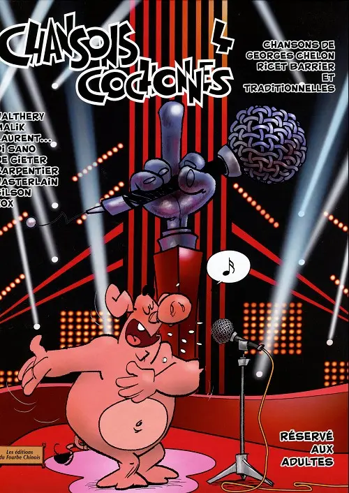 Couverture de l'album Chansons cochonnes Tome 4 Chansons paillardes