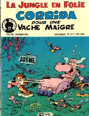 Couverture de l'album La Jungle en folie Tome 4 Corrida pour une vache maigre