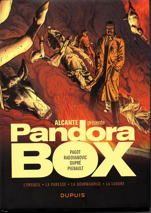 Couverture de l'album Pandora Box Intégrale L'orgueil - La paresse - La gourmandise - La luxure