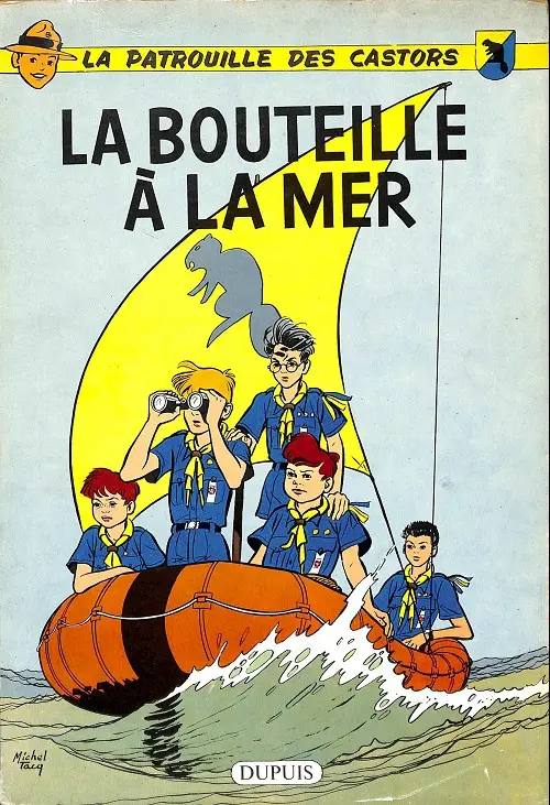 Couverture de l'album La Patrouille des Castors Tome 5 La bouteille à la mer
