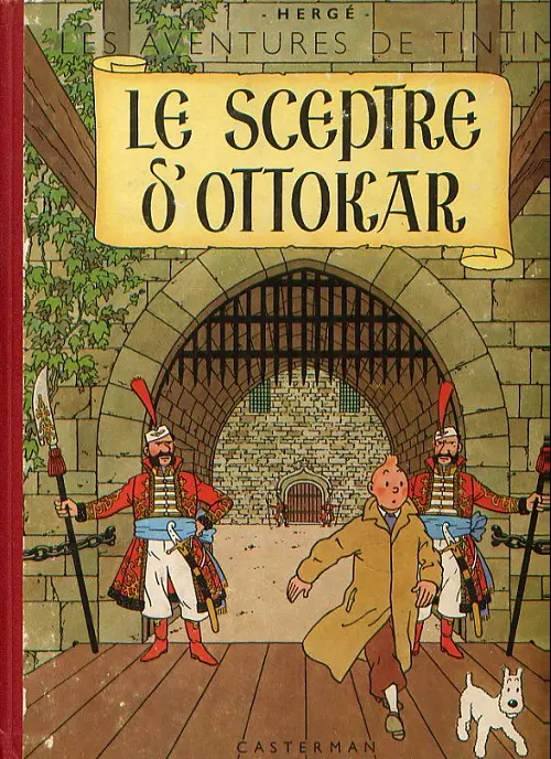 Couverture de l'album Tintin Tome 8 Le sceptre d'Ottokar