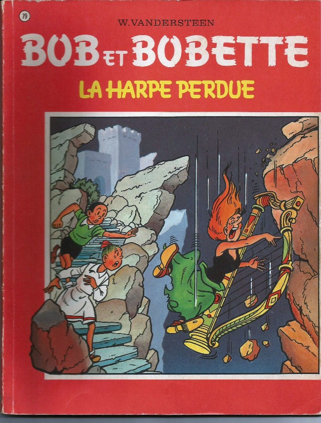 Couverture de l'album Bob et Bobette Tome 79 La Harpe perdue