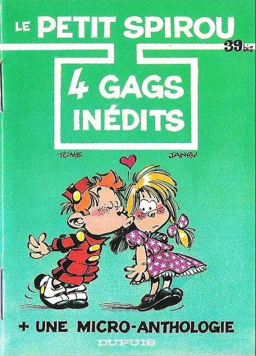 Couverture de l'album Le Petit Spirou 4 gags inédits + une micro-anthologie