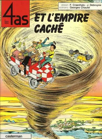 Couverture de l'album Les 4 as Tome 28 Les 4 as et l'empire caché