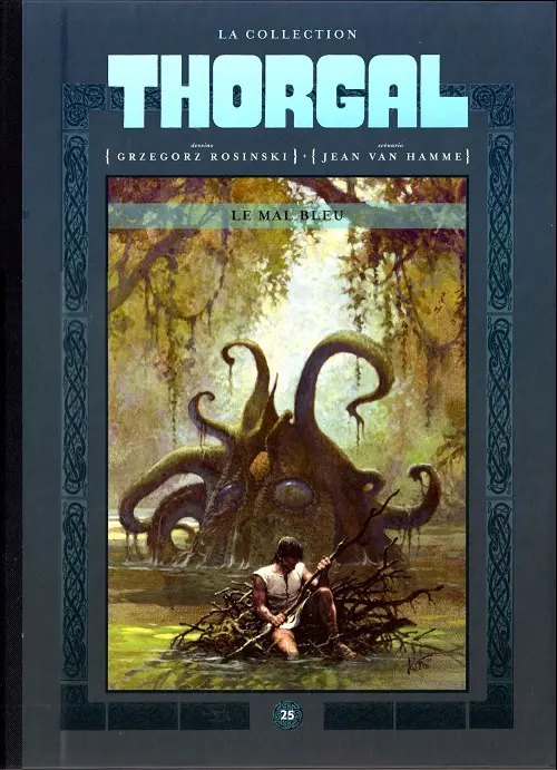 Couverture de l'album Thorgal La collection Tome 25 Le mal bleu