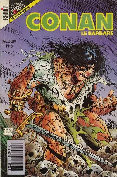 Couverture de l'album Conan le barbare Album N°8 (du n°22 au n°24)