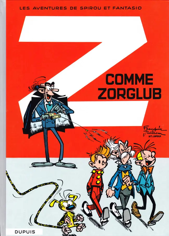 Couverture de l'album Spirou et Fantasio Tome 15 Z comme Zorglub
