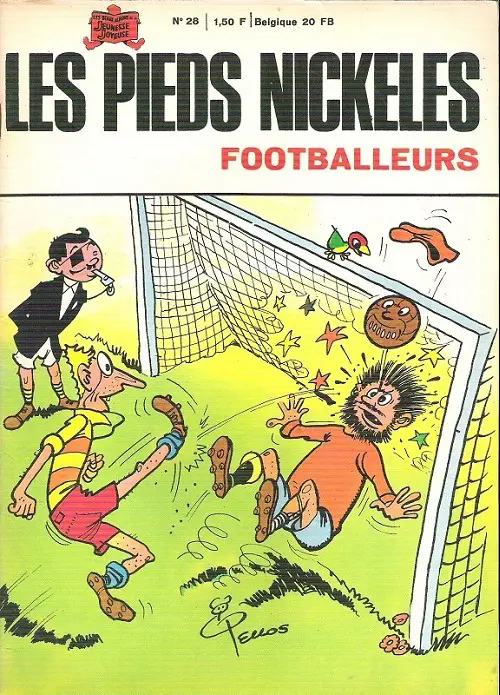 Couverture de l'album Les Pieds Nickelés Tome 28 Les pieds nickelés footballeurs