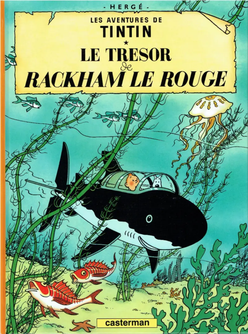 Couverture de l'album Tintin Tome 12 Le Trésor de Rackham le Rouge
