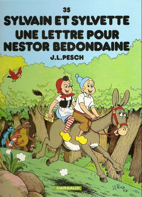 Couverture de l'album Sylvain et Sylvette Tome 35 une lettre pour Nestor Bedondaine
