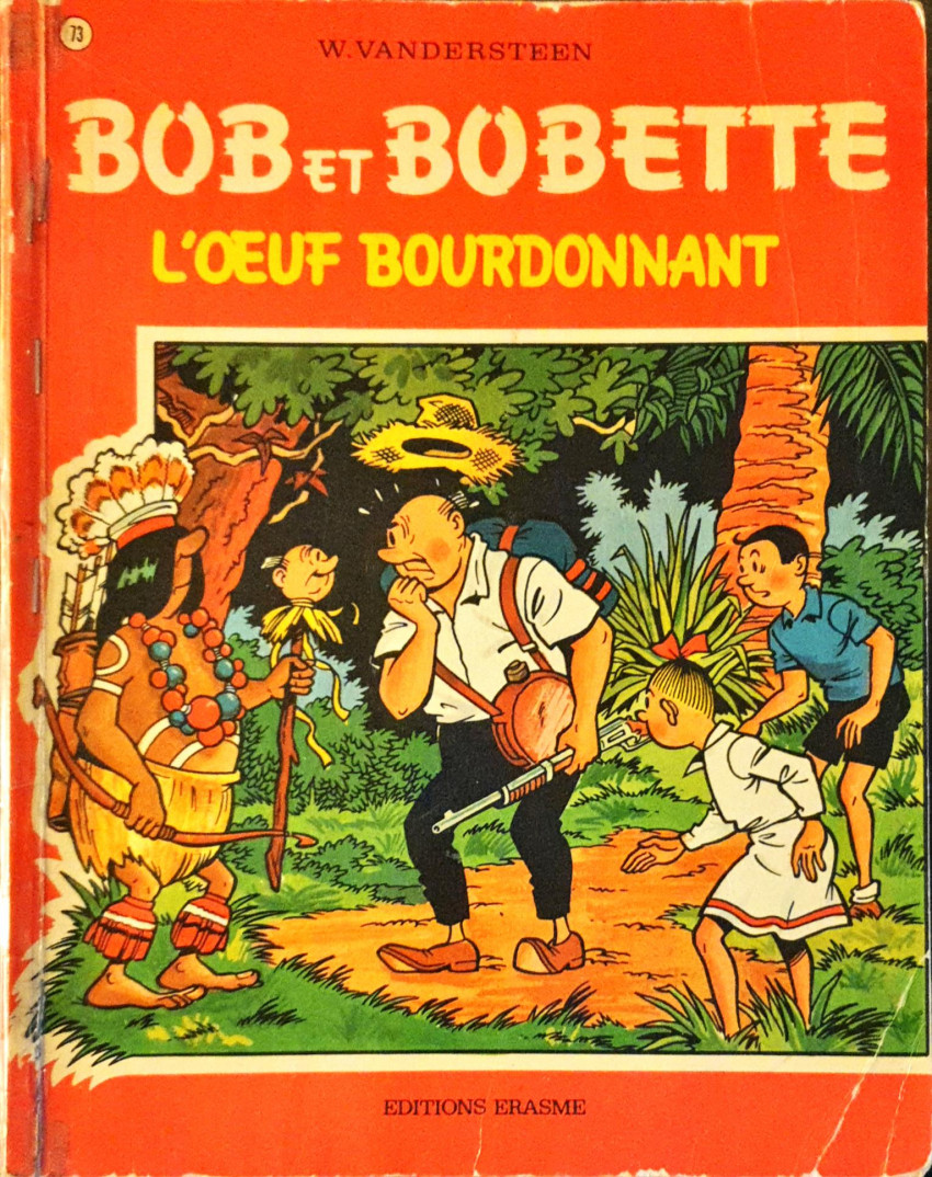 Couverture de l'album Bob et Bobette Tome 73 L'Œuf Bourdonnant