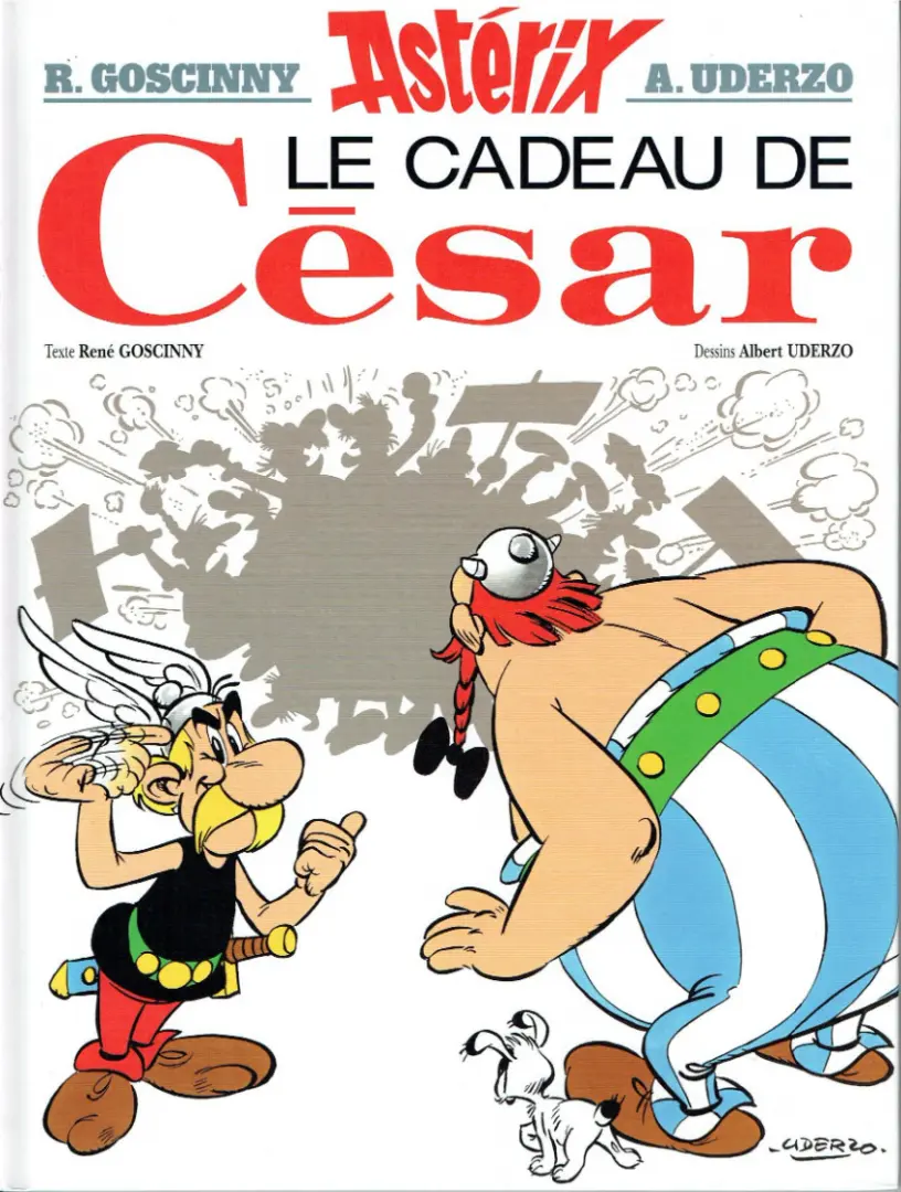 Couverture de l'album Astérix Tome 21 Le cadeau de César