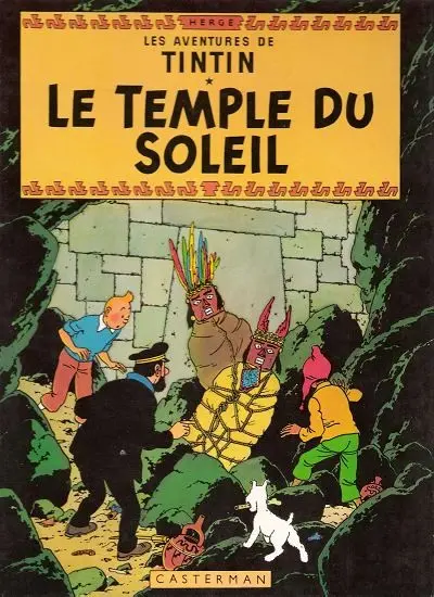 Couverture de l'album Tintin Tome 14 Le temple du soleil