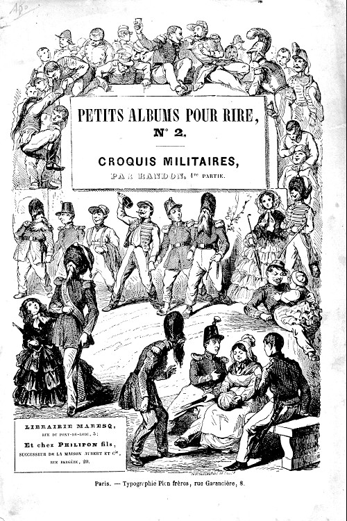 Couverture de l'album Petits albums pour rire N° 2 Croquis militaires 1