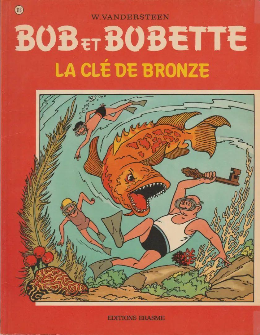 Couverture de l'album Bob et Bobette Tome 116 La clé de bronze
