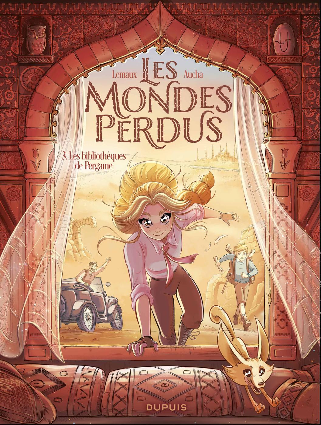 Couverture de l'album Les mondes perdus 3 Les bibliothèques de Pergame